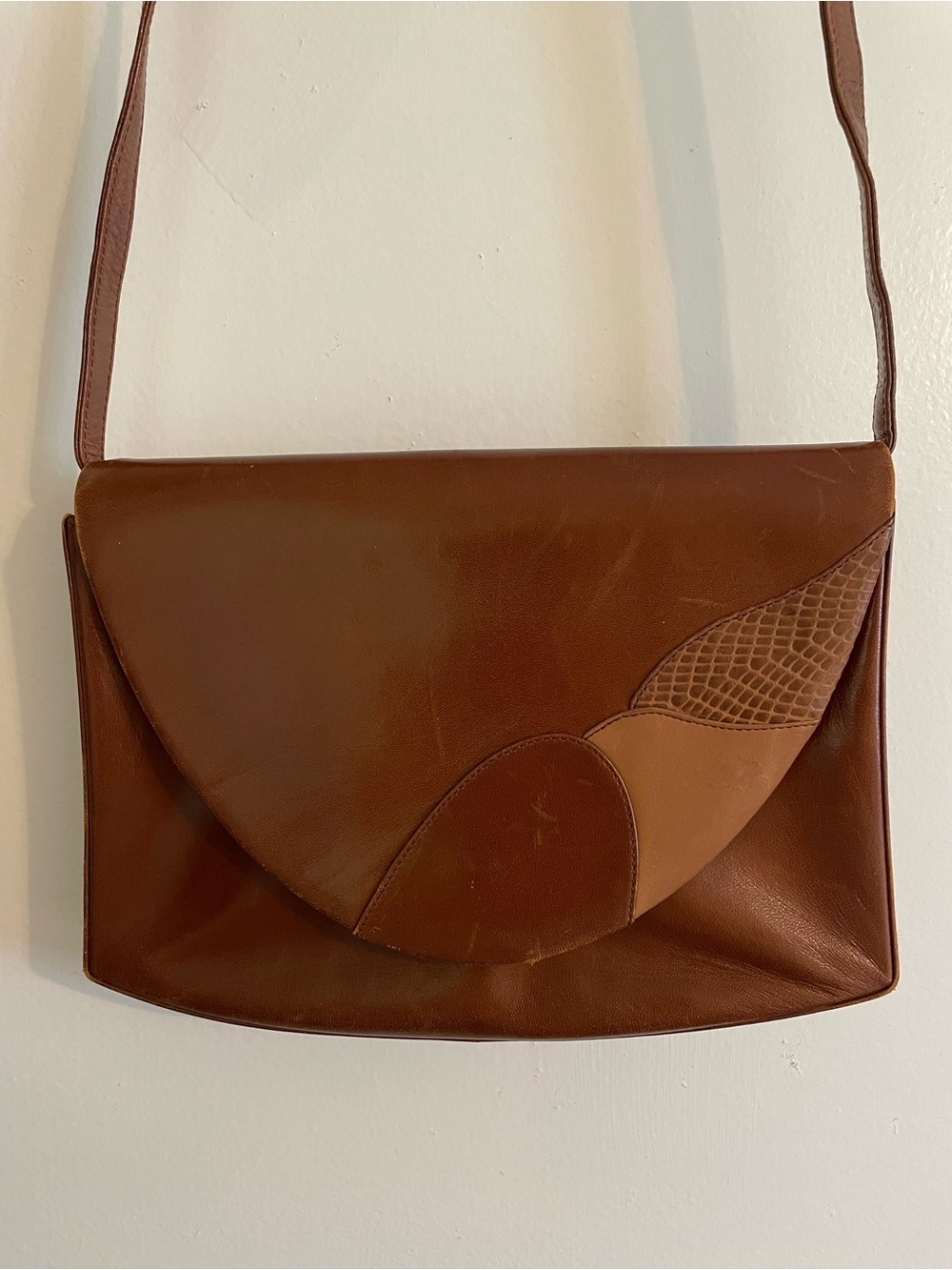 Vintage Bally Leather Flap Bag